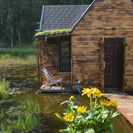 Apartmán Heather Hut, Off-grid On A Pond+2 Ha