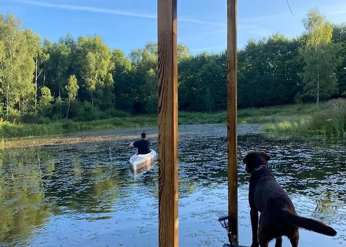 Heather Hut, Off-grid On A Pond+2 Ha Darzkowo